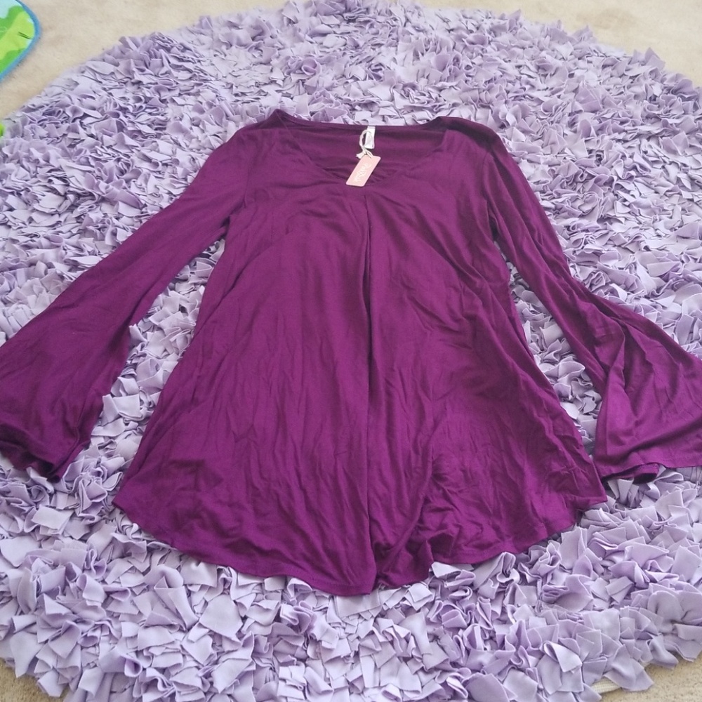 Pink Blush maternity blouse